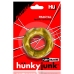 Hunkyjunk Fractal Bronze Comfort Fit Stretch Ring Plus+SILICONE