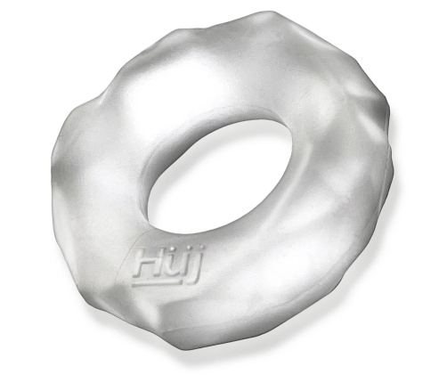 Hunkyjunk Fractal Tactile Ring Clear Ice - Flexible Plus+Silicone System