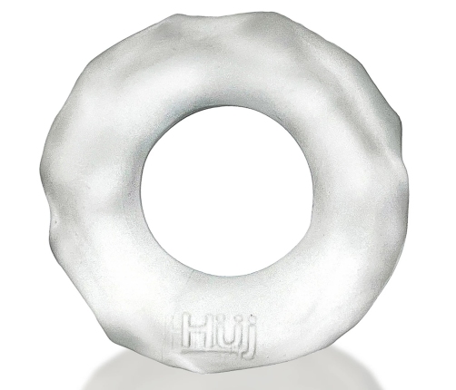 Hunkyjunk Fractal Tactile Ring Clear Ice - Flexible Plus+Silicone System