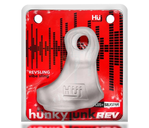 Hunkyjunk Revsling Reverb Vibe Sling Clear Ice/Blue - Vibrating Support Ring