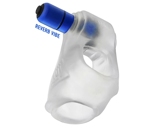 Hunkyjunk Revsling Reverb Vibe Sling Clear Ice/Blue - Vibrating Support Ring