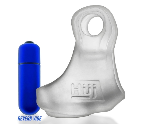 Hunkyjunk Revsling Reverb Vibe Sling Clear Ice/Blue - Vibrating Support Ring