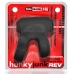 Revhammer Shaft Vibe Ring Tar Ice/Red - Vibrating Shaft-Top System by Hunkyjunk
