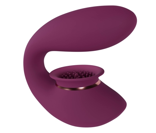Twitch 3 - Rechargeable Vibrator and Suction - Burgundy