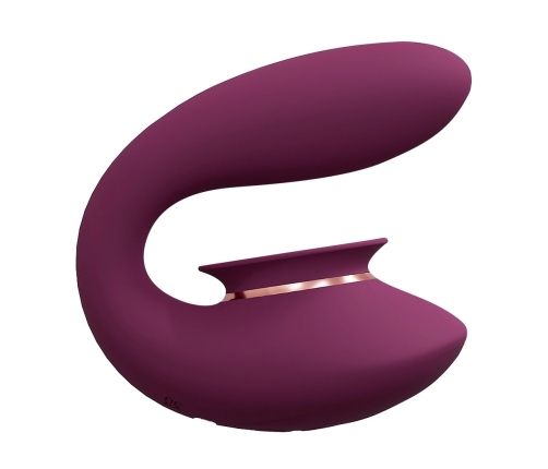 Twitch 3 - Rechargeable Vibrator and Suction - Burgundy