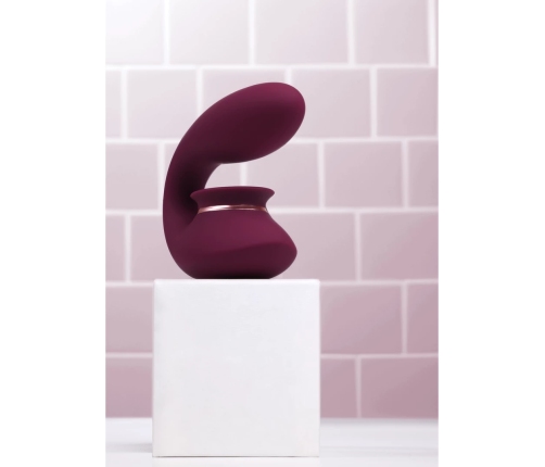 Twitch 3 - Rechargeable Vibrator and Suction - Burgundy