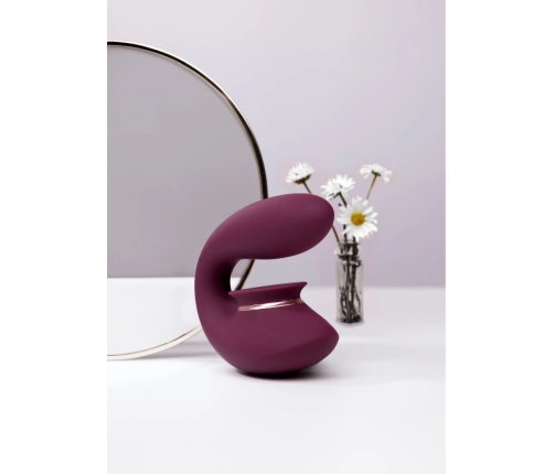 Twitch 3 - Rechargeable Vibrator and Suction - Burgundy