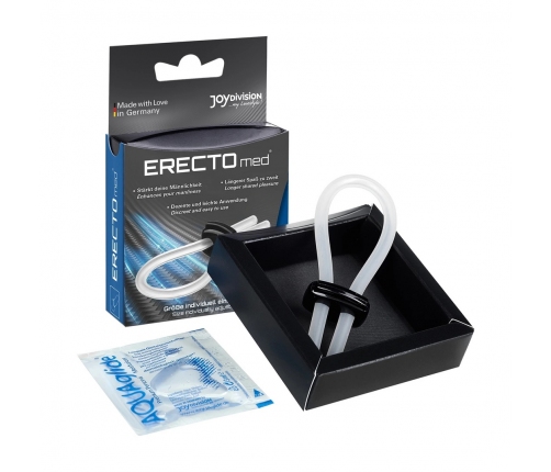 ERECTOmedring Adjustable Comfort Intimate Support Ring Black