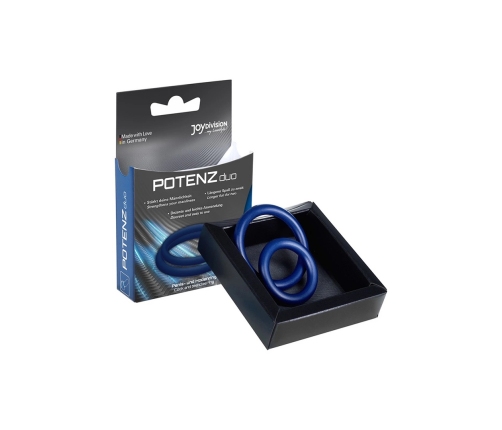 POTENZduo Flexible Dual Ring Set for Enhanced Performance, Black