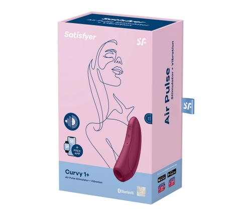Curvy 1+ - Air Pulse Stimulator + Vibration