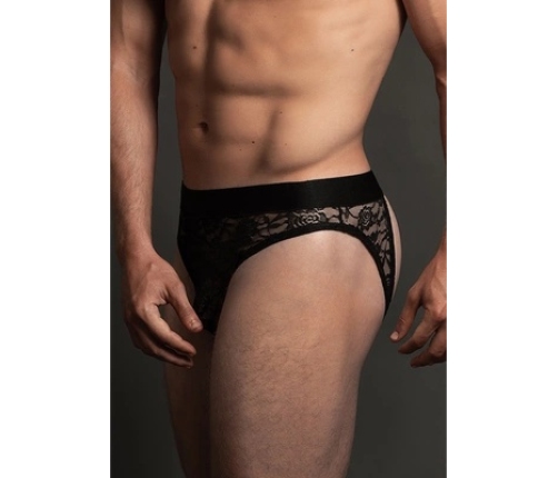 Lace Open Back Brief - S/M