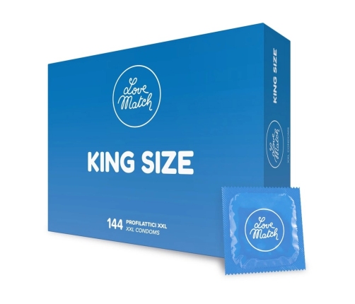 King Size - Condoms - 2.4 / 60 mm - 144 Pieces