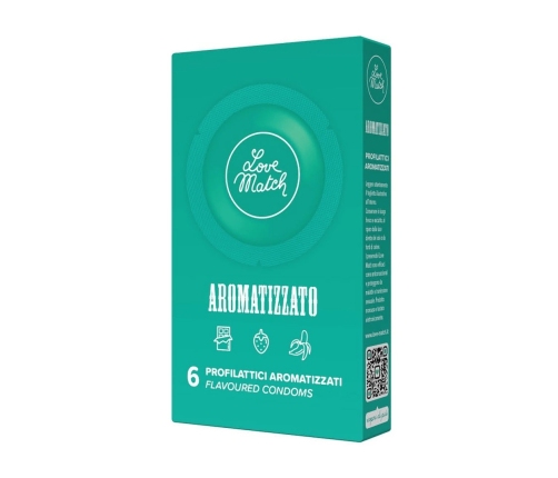 Aromatizzato - Flavored Condoms - 6 Pieces