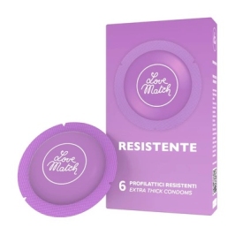 Resistente - Strong Condoms - 6 Pieces