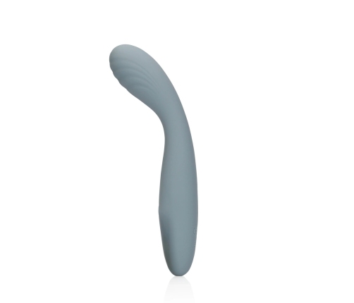 Ultra Soft Silicone G-Spot Vibrator - Basalt Grey