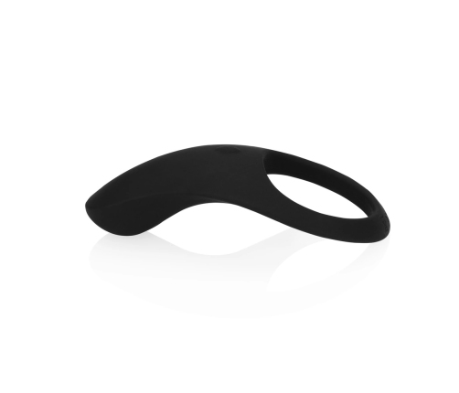 Pointed Vibrating Cock Ring - Licorice Black