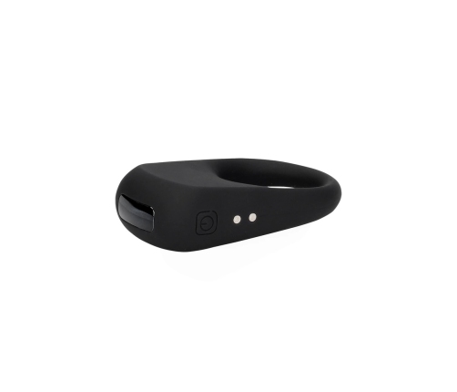 Vibrating Cock Ring - Licorice Black