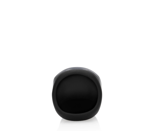 Vibrating Masturbator Sleeve - Licorice Black