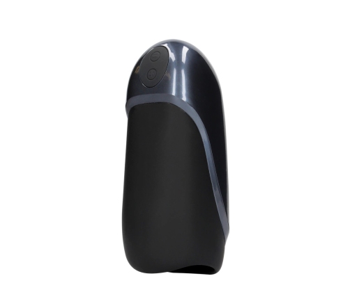 Vibrating Masturbator Sleeve - Licorice Black