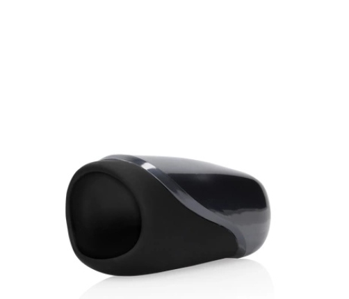 Vibrating Masturbator Sleeve - Licorice Black