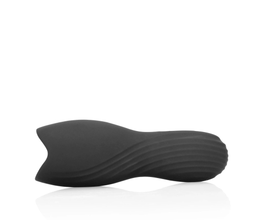 Vibrating Masturbator Sleeve - Licorice Black