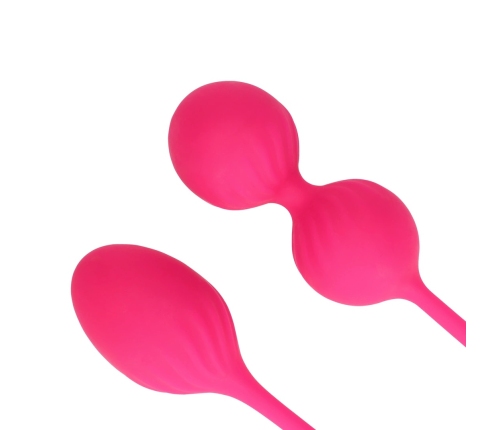 2 Piece Thumping Kegel Ball Set - Wild Strawberry