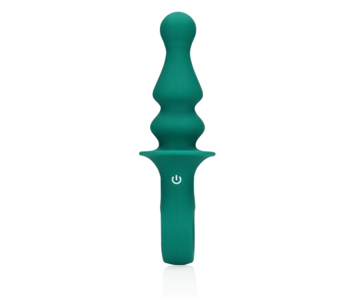 Pawn Shaped Anal Vibrator - Peacock Plume