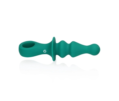 Pawn Shaped Anal Vibrator - Peacock Plume