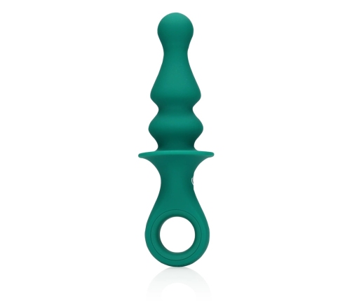 Pawn Shaped Anal Vibrator - Peacock Plume