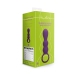 Teardrop Shaped Anal Vibrator - Clear Purple