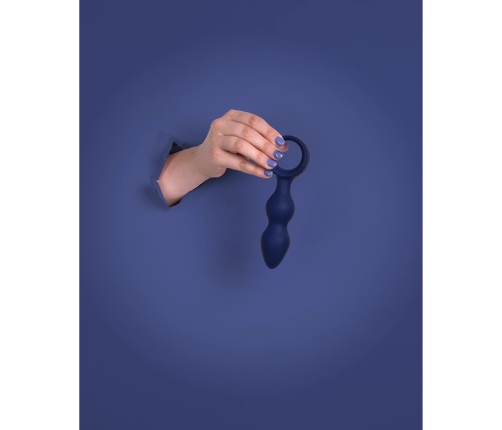 Teardrop Shaped Anal Plug - Medium - Baltic Blue