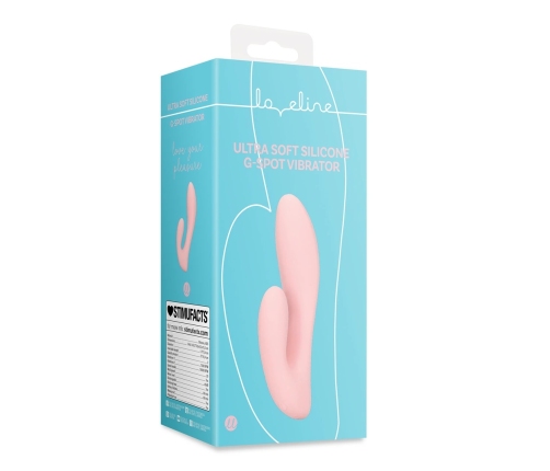 Ultra Soft Silicone G-Spot Vibrator - Cherry Chiffon