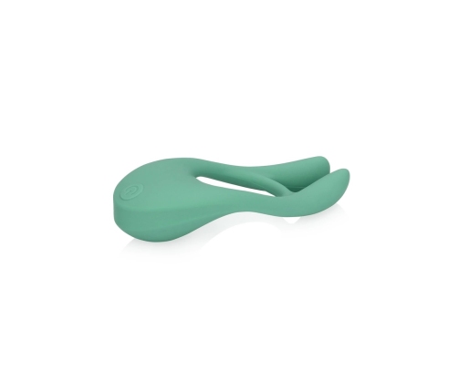 Ultra Soft Silicone Pointed Cock Ring - Blue Grass