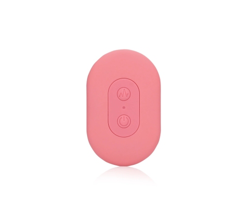 Ultra Soft Silicone Egg Vibrator with Remote Control - Pink Arabesque