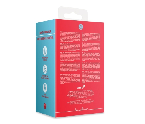 Panty Vibrator with Remote Control - Brighto Red