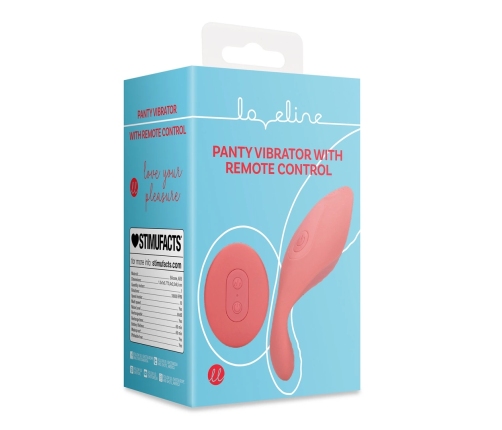 Panty Vibrator with Remote Control - Brighto Red