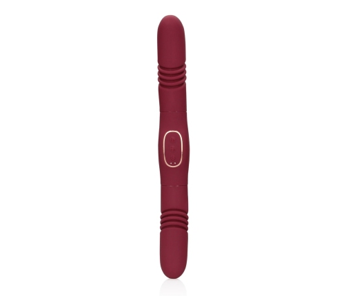 Double-Sided Thrusting Vibrator - Merlot Grape