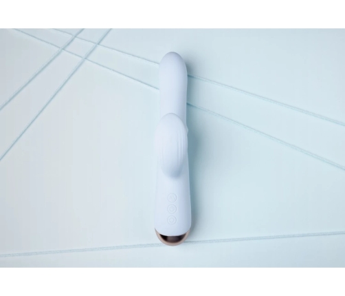 Pulse Wave and Up-and-Down Moving Ring Vibrator - Arctic Blue