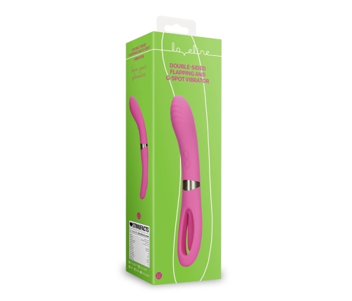 Double-Sided Flapping and G-Spot Vibrator - Exuberant Pink