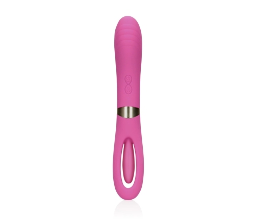 Double-Sided Flapping and G-Spot Vibrator - Exuberant Pink