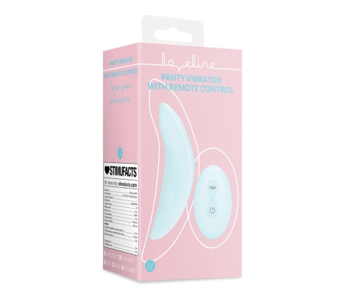 Panty Vibrator with Remote Control - Arctic Blue