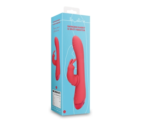 Swinging Rabbit G-Spot Vibrator - Brighto Red