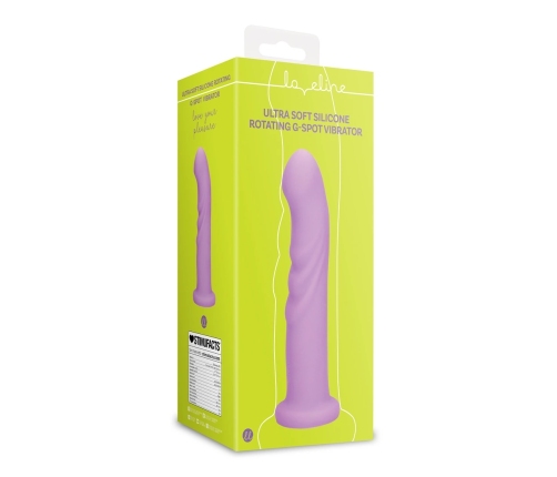 Ultra Soft Silicone Rotating G-Spot Vibrator - Lavender Spectacle