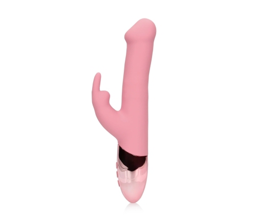 Rotating Beads Rabbit Vibrator - Pink Arabesque