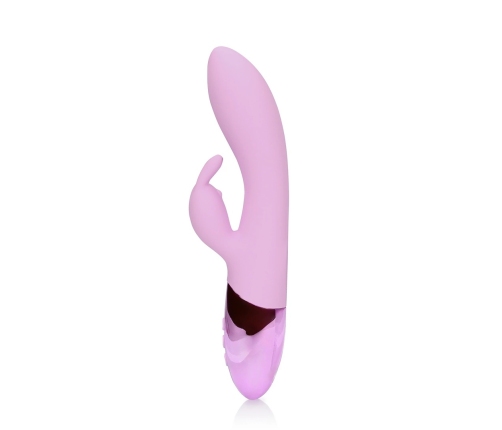 Ultra Soft Silicone Rabbit Vibrator - Exotic Fucshsia