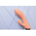Ultra Soft Silicone Rabbit Vibrator - Ceramic Peach