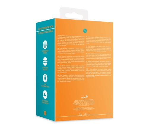 G-Spot Vibrator with Clitoral Pulse Wave - Untamed Orange