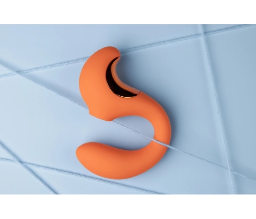 G-Spot Vibrator with Clitoral Pulse Wave - Untamed Orange