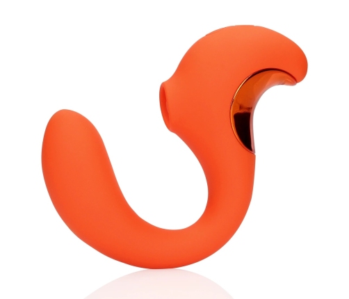 G-Spot Vibrator with Clitoral Pulse Wave - Untamed Orange