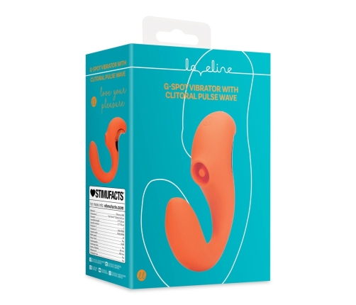 G-Spot Vibrator with Clitoral Pulse Wave - Untamed Orange